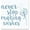 Misty Blue, variant on Never Stop Making Wishes Vinyl Lettering Art Inspirational Wall Decals, 23x19-Inch Plum