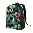 thumbnail image 2 of Deku Izuku Midoriya My Hero Academia Backpack Lightweight Unisex Basic Daypack Bookbag Laptop Satchel Rucksack For Travel School Office Daily, 2 of 8