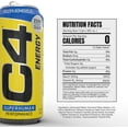 thumbnail image 5 of C4 Energy Drink 16oz (Pack of 12) - Frozen Bombsicle - Sugar Free Pre Workout Performance Drink with No Artificial Colors or Dyes, 5 of 5