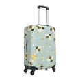 thumbnail image 3 of Easygdp Bees Print Elastic and Washable Suitcase Protective Cover with Hidden Zipper Fits 18-32 inch Luggage -X-Large, 3 of 9