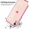 thumbnail image 3 of Compatible with iPhone XR Case Love Heart Plating Electroplate Luxury Elegant Case Camera Protector Soft TPU Shockproof Four Corner Back Cover iPhone XR Case -Pink, 3 of 5