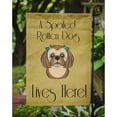 thumbnail image 3 of Caroline's Treasures BB1497GF Chocolate Brown Shih Tzu Spoiled Dog Lives Here Flag Garden Size , Small, multicolor, 3 of 3