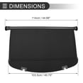 thumbnail image 7 of Unique Bargains Retractable Cargo Cover for Mazda CX-5 CX5 2013-2016 Rear Luggage Security Shield Shade Gloss Black, 7 of 7