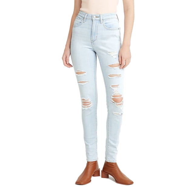 Levi's Jeans Skinny Taille Haute 721 pour Femmes, Soho Way-Light Indigo, 26 Régulier