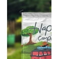 thumbnail image 2 of Printtoo White Happy Campers Caravans Camping Flags Personalized Outdoor GardenFlagsCamp Decor Accessory Double SidedFlags12.5x18 Inches, 2 of 4
