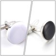 thumbnail image 3 of EeaseCA 2 Pairs Alloy French Style Buttons Fashion Shirt Buttons Durable Cuff Studs, 3 of 7