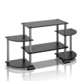 thumbnail image 1 of Furinno 12258BK / GY Turn-N-Tube Roundedecorner TV Entertainment Center, negro / gris Furinno 12258BK/GY, 1 of 1