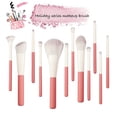 thumbnail image 2 of Makeup Brushes Premium Foundation Powder Concealers Eyeshadows Makeup Brush Set-Pink, 2 of 6