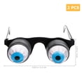 thumbnail image 4 of 2 gafas de disfraz divertidas con ojos saltones para fiesta de disfraces de Halloween (ojos aleatorios), 4 of 5
