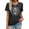 thumbnail image 5 of DEXIO Mom Mother's Day Autism Mama Awareness Tee – Be Kind Inspirational Mental Health Short Sleeve Top for Mom, 5 of 9