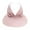 Pink, variant on LRen Women Tea Party Hats Women's Summer Sun Visor Elastic Hollow Top Baseball Cap for Outdoor Summer Beach Sun Hat Beige