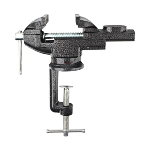 Tornillo de banco de sobremesa con abrazadera, rotación de 360 degree, reparación, miniherramientas manuales compactas boca de abrazadera de 8 cm