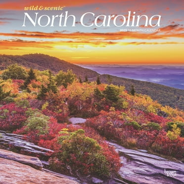 North Carolina Wild & Scenic | 2025 12x24" (Hanging) Wall Calendar | BrownTrout