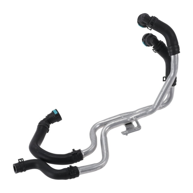 Unique Bargains Radiator Hose Heater Hose No.LR050880 for Land Rover for Range Rover Sport 2013 Plastic Iron Warm Water Pipe Black SilverTone 1 Pc