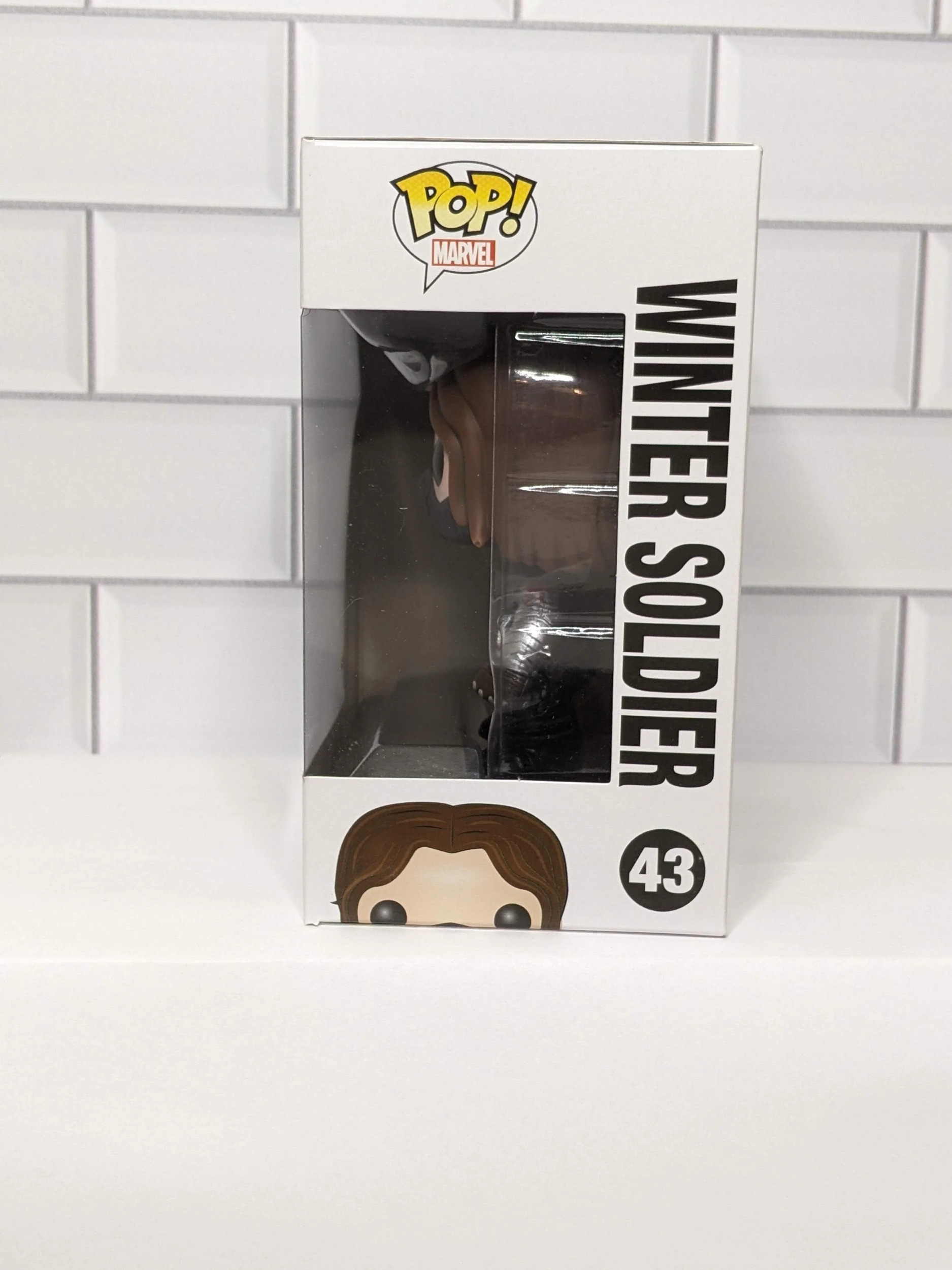 Captain America Winter Soldier Unmasked Pop Funko Vinyl Figure