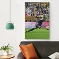 thumbnail image 4 of Kylian Mbappe Poster Canvas Poster Picture Print Wall Art Poster Painting Canvas Posters Artworks Gift Room Aesthetic 12x18inch(30x45cm), 4 of 6