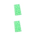 thumbnail image 1 of sweethay PVA Esponja de baño Reutilizable Lavable Removedor de piel muerta Interior Hogar Cuello Brazo Esponjas de limpieza corporal Verde Verde 2Conjunto, 1 of 6