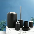 thumbnail image 3 of Taza de cepillo Wosthever con boquilla galvanizada para almacenamiento de artículos de tocador de baño blanco ZT-T223, 3 of 6