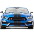 thumbnail image 2 of Ford Mustang GT350R Dual Panels Easy Folding Windshield Sun Shade, 2 of 4