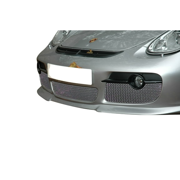 Porsche Cayman 987.1 - Front Grill Set (Manual and Tiptronic) - Silver finish (2005 to 2009)