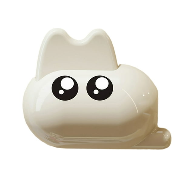 Toothbrush Head Protective Cover Dust-Proof Compact Design Portable Cartoon Cat Shaped Toothbrush Head Holder