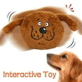 thumbnail image 2 of CHUANK Interactive Dog Toys Self Moving Dog Toy Battery Operated Vibrating Giggle Ball and Chewable Plush Covers for Small and Medium Dogs to and Self Play, 2 of 3