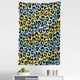 thumbnail image 1 of Leopard Rainbow Tapestry, Charcoal Grey Animal Skin Spots on Bicolour Background, Fabric Wall Hanging Decor for Bedroom Living Room Dorm, 5 Sizes, Pale Blue and Pastel Yellow, by Ambesonne, 1 of 1