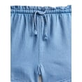 thumbnail image 2 of Wonder Nation Toddler Girls Soft Knit Pull On Shorts, Sizes 18M-5T, 2 of 3