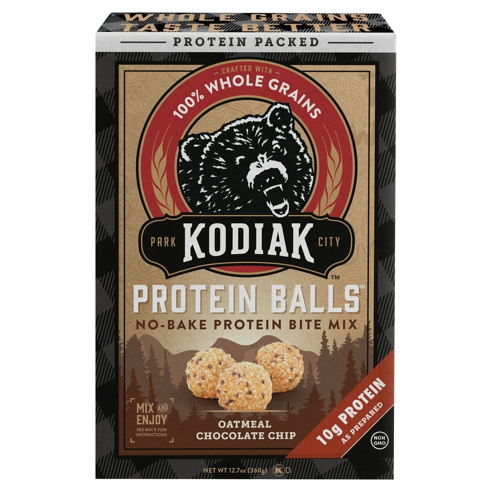 Kodiak Cakes Protein Balls Oatmeal Chocolate Chip NoBake Protein Bite