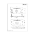 thumbnail image 2 of Balatas Traseras para Mazda B3000 2003-2007, 2 of 2