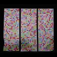 thumbnail image 2 of 6 Pcs Autocollants Strass Bling Feuilles d'Autocollants Strass pour Bricolage, 2 of 8