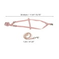 thumbnail image 4 of Kit de correa para mascotas de conejito a cuadros Unique Bargains, kit de correa duradera para perros medianos, color rosa, 4 of 6