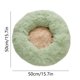 thumbnail image 3 of Cama Redonda de Felpa para Gatos y Perros | Mediana 20in | Suave y Acogedora con Imitación de Pelo Largo | Antideslizante y Lavable a Máquina | Caseta Calmante para Mascotas Pequeñas de Interior, 3 of 6