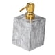 thumbnail image 3 of Dispensador de jabón con textura de mármol, recipiente para líquidos y loción para baño. Gris, 3 of 9