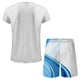 thumbnail image 5 of Camisas de verano Kakina CMSX para hombre, liquidación, conjunto de 2 piezas de camiseta informal de manga corta y pantalones cortos deportivos ajustados., 5 of 5