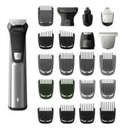 Philips Norelco Rechargeable Multi Groomer - 25 piece Men's Grooming Kit for Beard, Body, Face, Nose, and Ear hair, Shaver and Clipper, MG7770/49