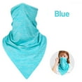 thumbnail image 2 of Cooling Cycling Face Mask Scarf Neck Protecition Magic Scarf Outdoor UV Protection Headband Cap Ice Silk Fast Dry Riding Triangle Scarf Windproof Neck Wrap Men Women, 2 of 6