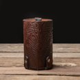 thumbnail image 4 of Hulara Full Grain Buff Leather Beer Holder for Small Bottle for Men Cowboy Beer Holder for Travel/Outdoor Beer Belt, 4 of 4