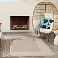 thumbnail image 4 of Nourison Horizon Indoor/Outdoor 4' x 6' Grey Modern Rug, 4 of 11