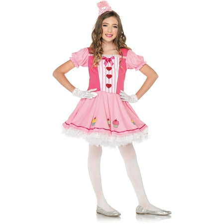 Lil' Miss Cupcake Pink Chef Baker Food Fancy Dress Up Halloween Child