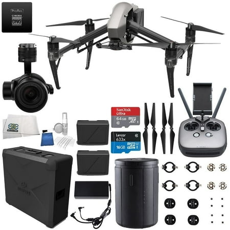 DJI Inspire 2 Premium Combo with Zenmuse X5S and CinemaDNG and Apple ProRes Licenses Starters Bundle