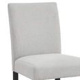 thumbnail image 7 of Riac Set of 2 Counter Height Chairs-Black Wood-Dove Gray Fabric Seat, 7 of 7