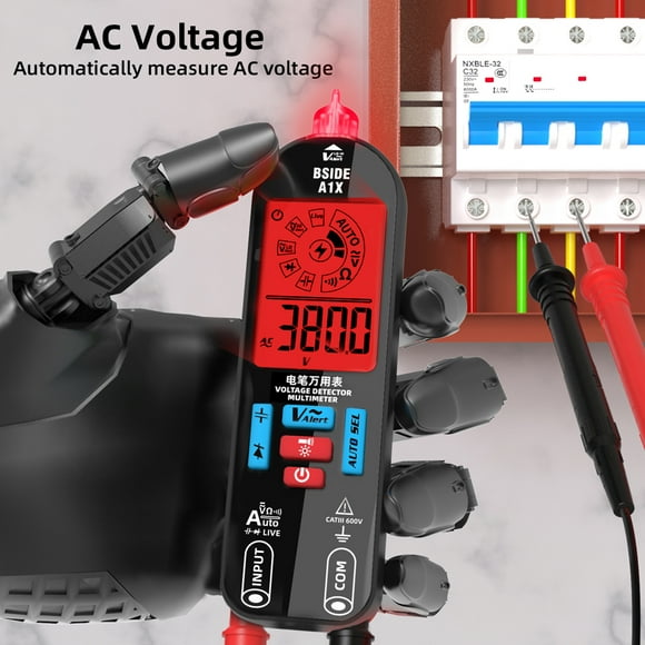 Multimeter,Test Pen Meter With Shutdown Wire Meter With Live Wire Meter Pen Professional Resistance With Shutdown And Handheld Test Resistance Diode Tester Qiuni Siuke Dsfen