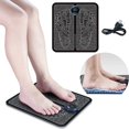 thumbnail image 1 of Masajeador de pies EMS, máquina de masaje de pies portátil plegable, estera de masaje de estimulación muscular electrónica BANYUO  Hogar, 1 of 3