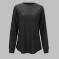 thumbnail image 4 of Long Sleeve Ribbed Thermal Base Layer Shirt Brushed Fabric Elegant Fashionable Cold Weather Comfort And Style, 4 of 5