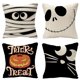 thumbnail image 4 of Fundas de almohada espeluznantes con diseño de fantasmas de Halloween, 18 x 18 pulgadas, funda de cojín de terror y miedo para sofá, juego de 4, 4 of 5