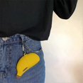 thumbnail image 4 of Case for Airpods 1&2 , Cute and Fun Simulation Banana Soft Silicone Non-Slip Anti-Fall with Keychain for Women Girls Teens, 4 of 4