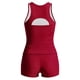thumbnail image 5 of Traje de baño conservador de dos piezas para mujer, tankini, con sujetador acolchado, sin mangas, cuello redondo, de dos piezas, color liso, traje de baño de dos piezas para mujer, trajes de baño tank, 5 of 9