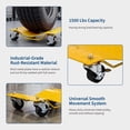 Wheel Dolly Set of 4, Car Moving Dolly 6000LBS Heavy-Duty Cart for ...