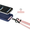 thumbnail image 4 of Phone Lanyard Crossbody, 2 Pack Adjustable Cell Phone Neck Strap 7mm with 2 Pcs Durable Tether Tabs, Tekcoo Anti Theft Universal Phone Lanyard for iPhone Android Smartphones ( Zebra Pattern, Pink), 4 of 12